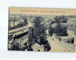 MAISONS LAFFITTE : Panorama Et Ligne Du Chemin De Fer - Très Bon état - Maisons-Laffitte