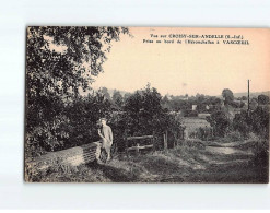 CROISY SUR ANDELLE : Vue Prise Au Bord De L'Héronchelles à Vascoeuil - état - Andere & Zonder Classificatie