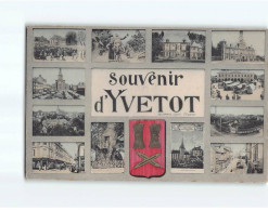 YVETOT : Carte Souvenir - état - Yvetot