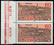 DDR 1988 Nr 3164I Postfrisch SENKR PAAR ECKE-URE X4B95FA - Neufs