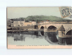 MONTEREAU : Le Pont De L'Yonne Et Butte De Surville - état - Montereau