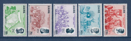 Zaïre - YT N° 1003 à 1007 ** - Neuf Sans Charnière - 1980 - Unused Stamps