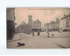 LA FERTE SOUS JOUARRE : Place De L'Hôtel De Ville, L'Eglise - Très Bon état - La Ferte Sous Jouarre