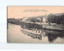 LA FERTE SOUS JOUARRE : La Marne Et Le Quai Des Moulins, Le Yacht Aimé - Très Bon état - La Ferte Sous Jouarre