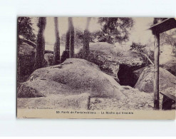 Forêt De FONTAINEBLEAU : La Roche Qui Tremble - état - Fontainebleau