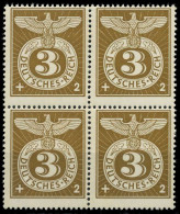 DEUTSCHES REICH 1943 Nr 830 Postfrisch VIERERBLOCK X535426 - Ongebruikt