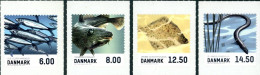 DANEMARK  2013-Poissons-4 V. - Unused Stamps