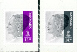 DANEMARK  2013-Def.-Reine Margret-12,50/14,50 DDK-2 V. - Unused Stamps