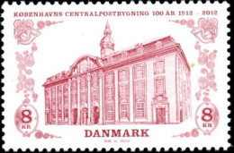 DANEMARK  2012-200ème Anniversaire De La Poste Centrale-1 V. - Unused Stamps