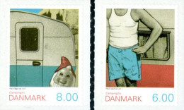 DANEMARK  2011-La Vie Au Camping-2 V. - Unused Stamps