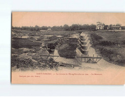 SAINT FARGEAU : Les Travaux De L'Etang Bourdon En 1904, Le Déversoir - Très Bon état - Saint Fargeau