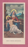 Santino, Holy Card- Beata Vergine Addolorata- Con Approvazione Ecclesiastica- Ed- GMi N° 132- Dim. 105x 59mm- - Devotion Images