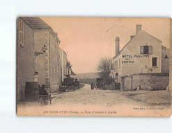 ARCY SUR CURE : Route D'Auxerre à Avallon - état - Autres & Non Classés