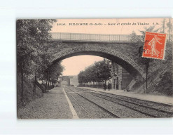 CONFLANS FIN D'OISE : Gare Et Entrée Du Viaduc - état - Conflans Saint Honorine