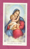 Santino, Holy Card- Madonna Delle Grazie. Lady Of Graces- Ed GMi 141. Con Approvazione Ecclesiastica. . - Devotion Images