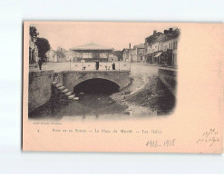 POIX DE LA SOMME : La Place Du Marché, Les Halles - Très Bon état - Autres & Non Classés