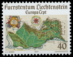 LIECHTENSTEIN 1977 Nr 667 Postfrisch S17750A - Nuevos