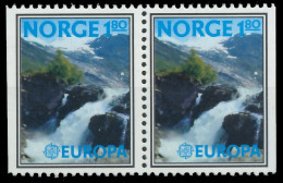 NORWEGEN 1977 Nr 743Dl Dr Postfrisch WAAGR PAAR S177666 - Unused Stamps