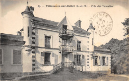 77-VILLENEUVE SUR BELLOT-VILLA DES TOURELLES-N°T2412-G/0193 - Autres & Non Classés