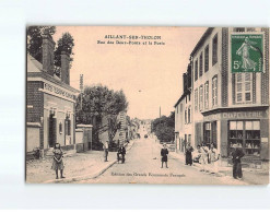AILLANT SUR THOLON : Rue Des Deux-Ponts Et La Poste - Très Bon état - Aillant Sur Tholon