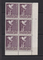 Un Bloc     6 Timbres Stempel  2 Mark **   Allemagne   Occupation Alliée   Zone Interalliée AAS   Deutsche Post  960 - Postfris