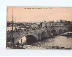 JOIGNY : Concours De Pêche, Le Défilé Sur Le Pont - Très Bon état - Joigny