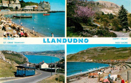 72662210 Llandudno Wales Beach Happy Valley West Shore Great Orme Tramway Llandu - Andere & Zonder Classificatie