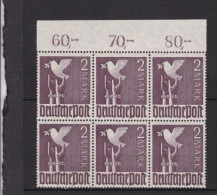 Un Bloc     6  Timbres Stempel  2 Mark **   Allemagne   Occupation Alliée   Zone Interalliée AAS   Deutsche Post  960 - Nuovi