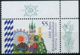 BRD BUND 2012 Nr 2950 Postfrisch ECKE-ORE X560762 - Unused Stamps