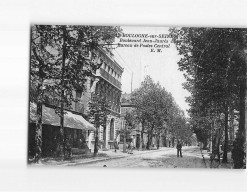 BOULOGNE SUR SEINE : Boulevard Jean-Jaurès, Bureau De Postes Central - Très Bon état - Boulogne Billancourt