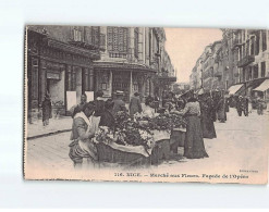 NICE: Marché Aux Fleurs, Façade De L'Opéra - Très Bon état - Märkte