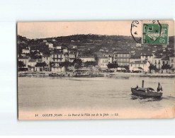 GOLFE JUAN: Le Port Et La Ville Vus De La Jetée - état - Other & Unclassified