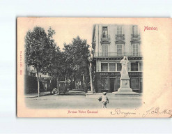 MENTON: Avenue Victor Emanuel - Très Bon état - Menton