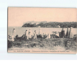 ILES DE LERINS: Prisonniers Kroumirs, Campagne De Tunisie, 1881 - état - Andere & Zonder Classificatie