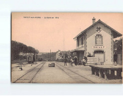 VAILLY SUR AISNE : La Gare En 1914 - Très Bon état - Andere & Zonder Classificatie