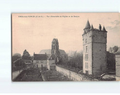 BRIIS SOUS FORGES : Vue D'ensemble De L'Eglise Et Du Donjon - Très Bon état - Briis-sous-Forges