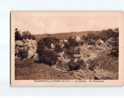 VILLENEUVE SUR AUVERS : Les Roches, Un Campement - état - Andere & Zonder Classificatie