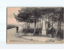 DANNEMOIS : Monument Des Francs Tireurs - état - Other & Unclassified