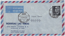 ESPAGNE / ESPAÑA 1963 Ed.1161 Usado "AMB. / 1 / MIRANDA EBRO-LOGROÑO" Sobre Carta De RIOJA (Logroño) A SUIZA - Briefe U. Dokumente