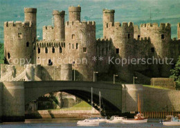 72660420 Gwynedd Wales Conwy Castle River View Gwynedd Wales - Andere & Zonder Classificatie