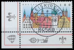 BRD BUND 1997 Nr 1910 Zentrisch Gestempelt ECKE-ULI X565DB2 - Used Stamps