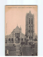 BEAUMONT SUR OISE : Façade De L'Eglise Et Le Grand Escalier - Très Bon état - Beaumont Sur Oise