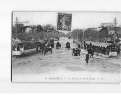 MARSEILLE : Le Prado, Vu De La Plage - état - Unclassified