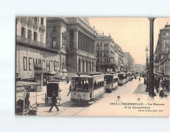 MARSEILLE : La Bourse Et La Cannebière - Très Bon état - Zonder Classificatie