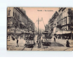 MARSEILLE : Rue Cannebière - état - Unclassified