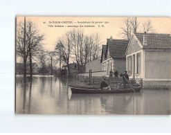 SAINT MAUR CRETEIL : Inondations De 1910, Villa Schaken, Sauvetage Des Habitants - Très Bon état - Saint Maur Des Fosses