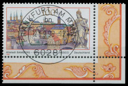 BRD BUND 1996 Nr 1881 Zentrisch Gestempelt ECKE-URE X566086 - Used Stamps