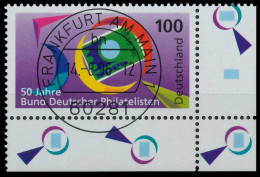 BRD BUND 1996 Nr 1878 Zentrisch Gestempelt ECKE-URE X566142 - Used Stamps