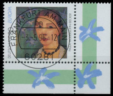 BRD BUND 1996 Nr 1854 Zentrisch Gestempelt ECKE-URE X56AA16 - Usados