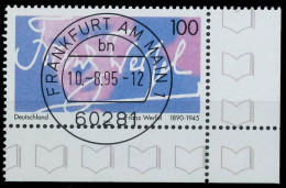 BRD BUND 1995 Nr 1813 Gestempelt ECKE-URE X56B00E - Used Stamps